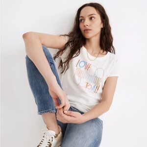 Madewell x Lisa Congdon Love To All Pride Perfect Vintage Tee • NWT